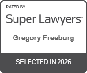 Gregory Freeburg selected to Super Lawyers 2026